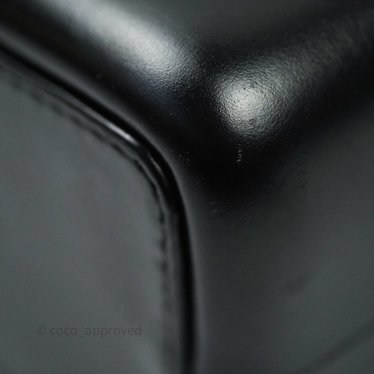Chanel Gabrielle Backpack Black Aged Calfskin Small Navy Black