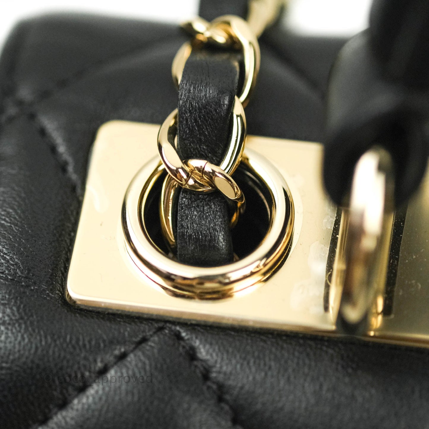 Chanel Trendy CC Small Black Lambskin Gold Hardware