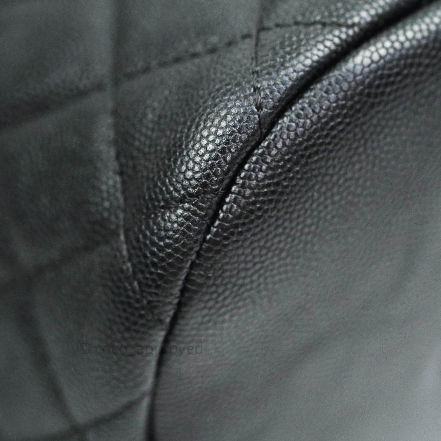 Chanel Quilted Filigree Backpack Black Caviar