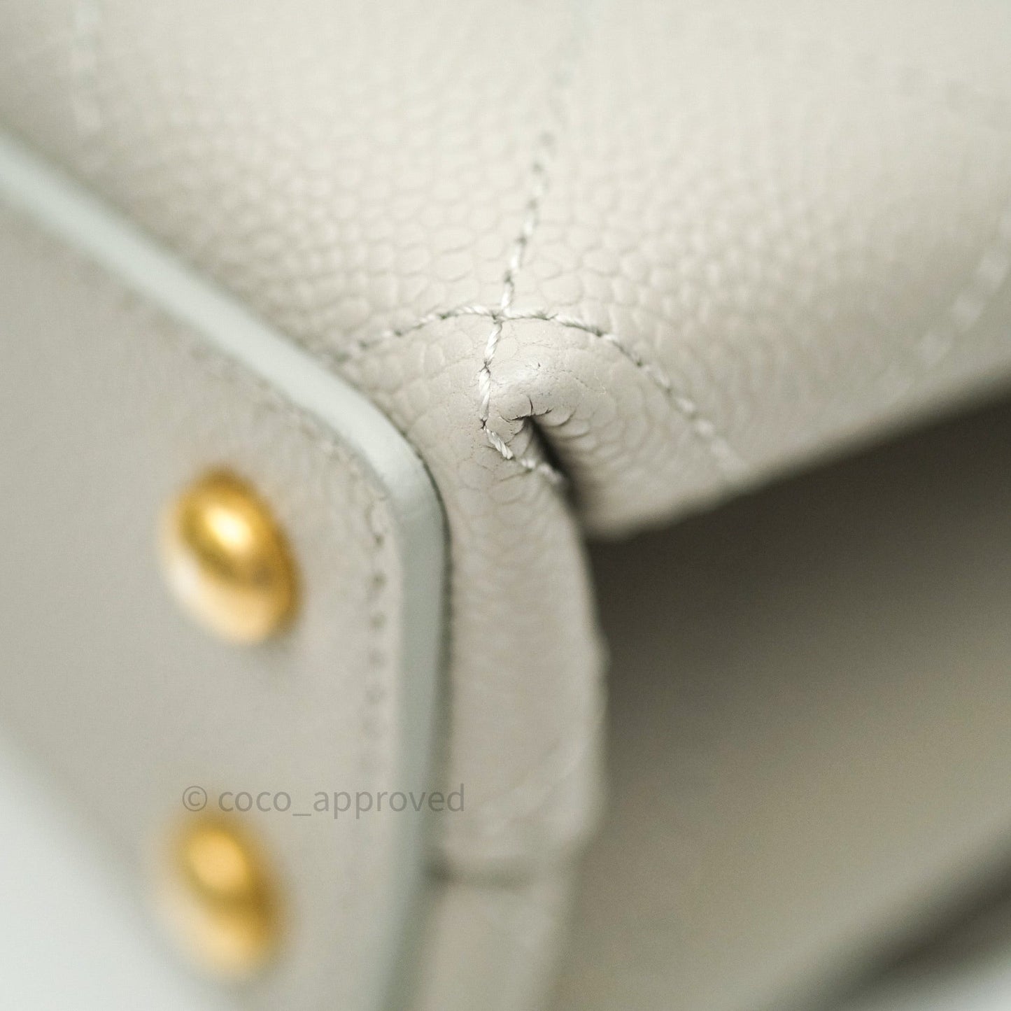 Chanel Chic Affinity Small Grained Calfskin Grey Gold Hardware