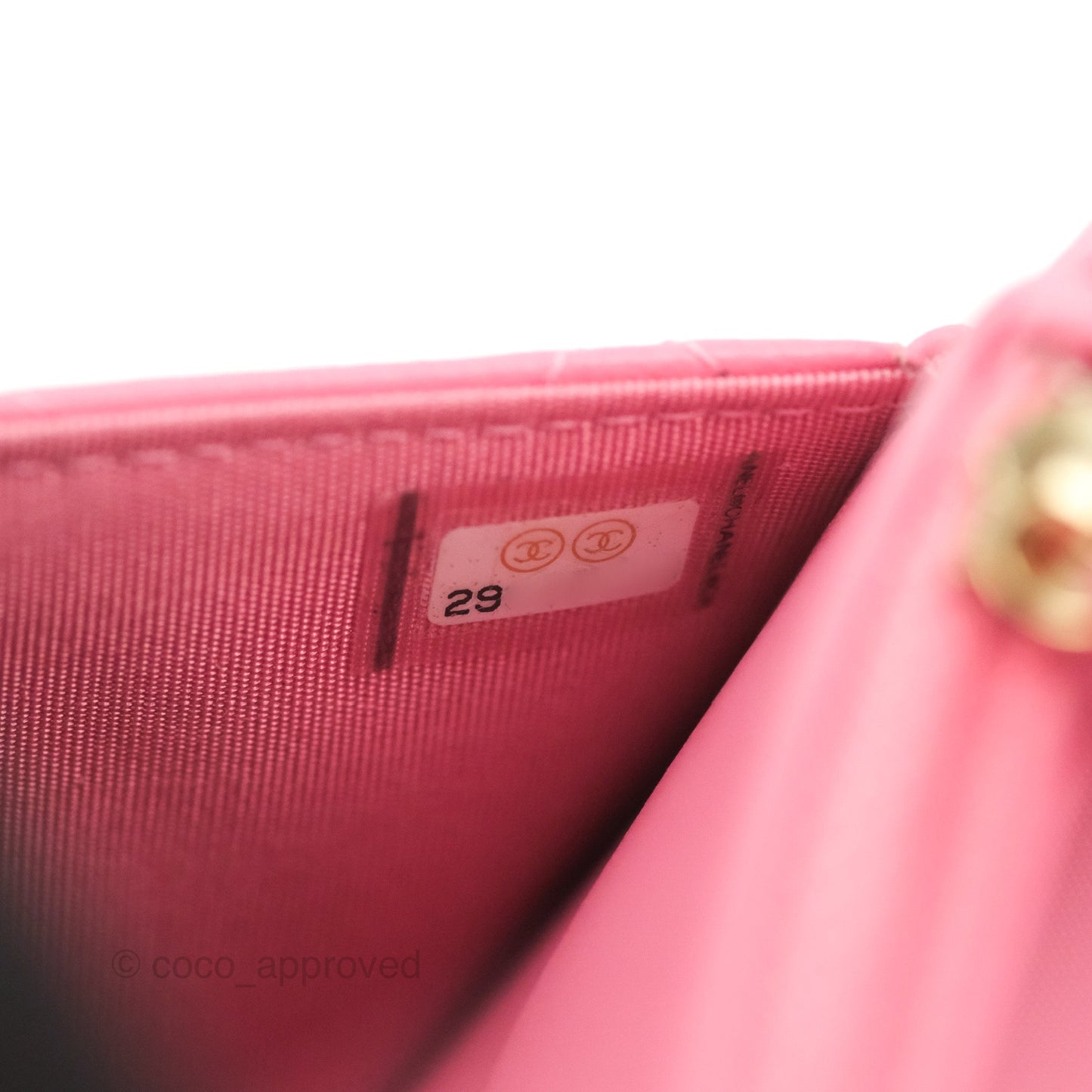 Chanel Trendy CC WOC Pink Lambskin Gold Hardware