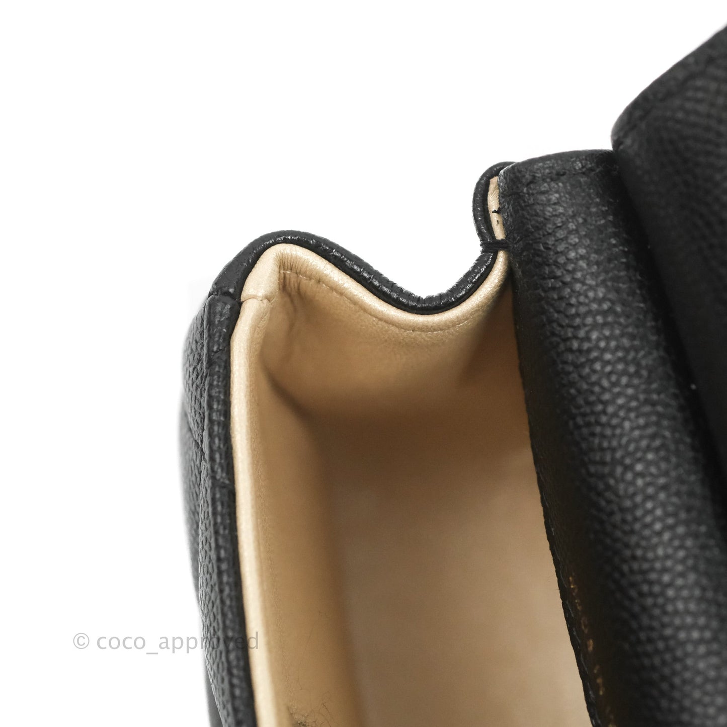 Chanel Clutch with Chain Black Caviar Gold Hardware 22K