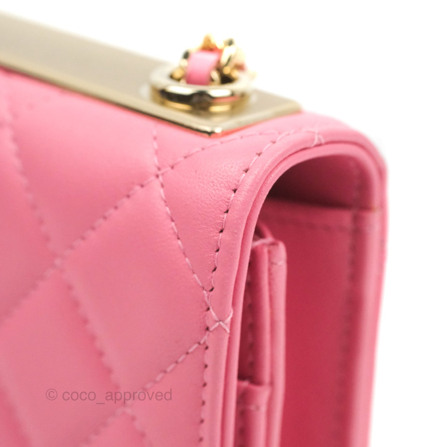 Chanel Trendy CC WOC Pink Lambskin Gold Hardware
