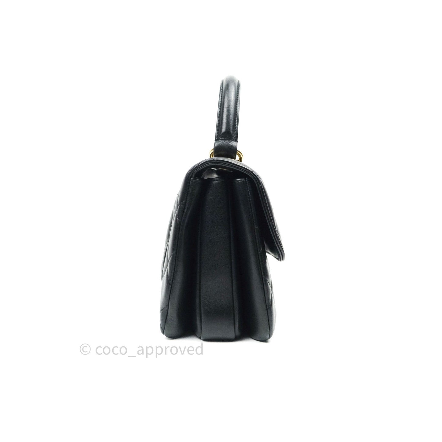 Chanel Trendy CC Small Black Lambskin Gold Hardware