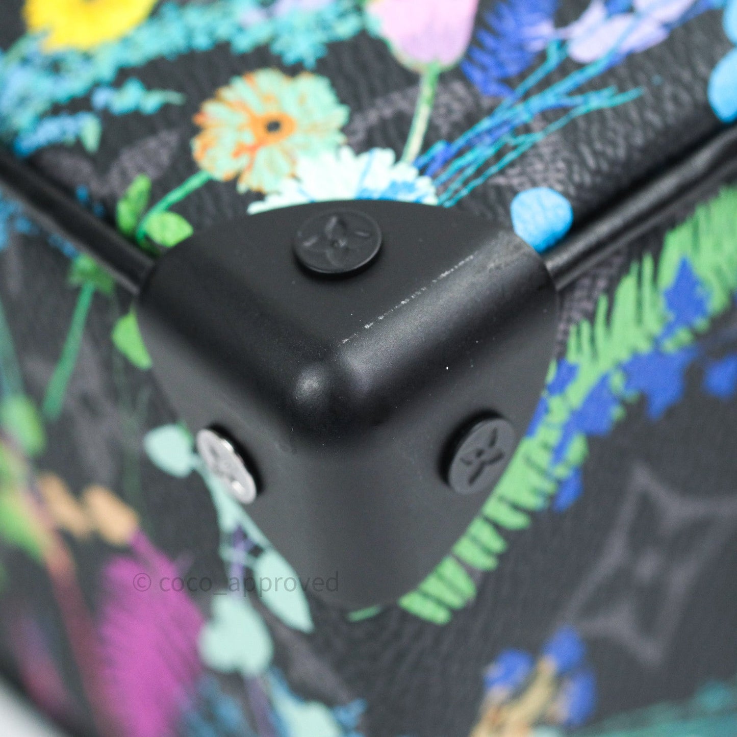 Lous Vuitton Monogram Flower Print Mini Soft Trunk Eclipse