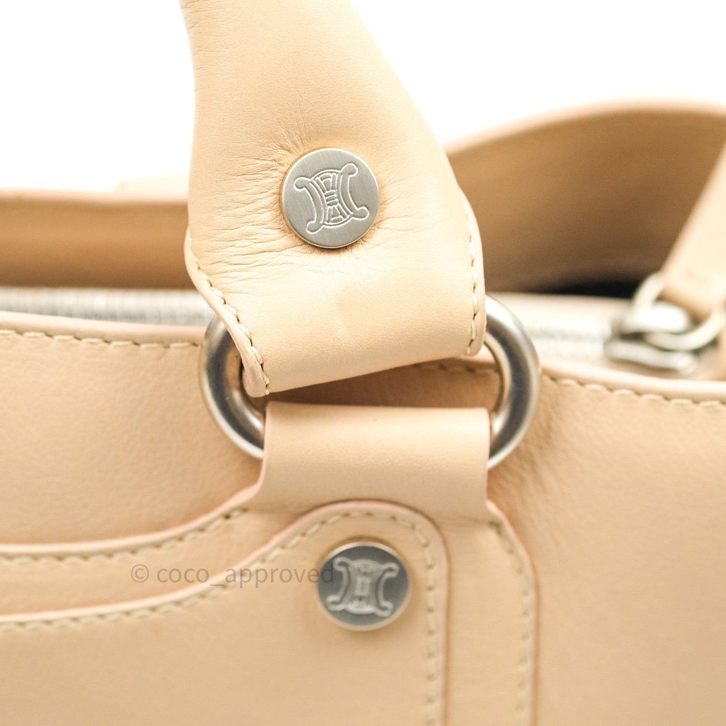 Céline Cream Boogie Handbag Vintage