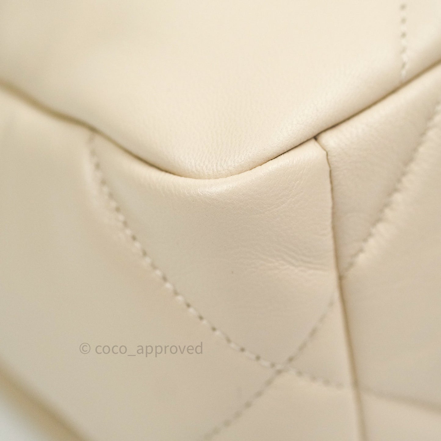 Chanel 19 Small Beige Goatskin Mixed Hardware 20B