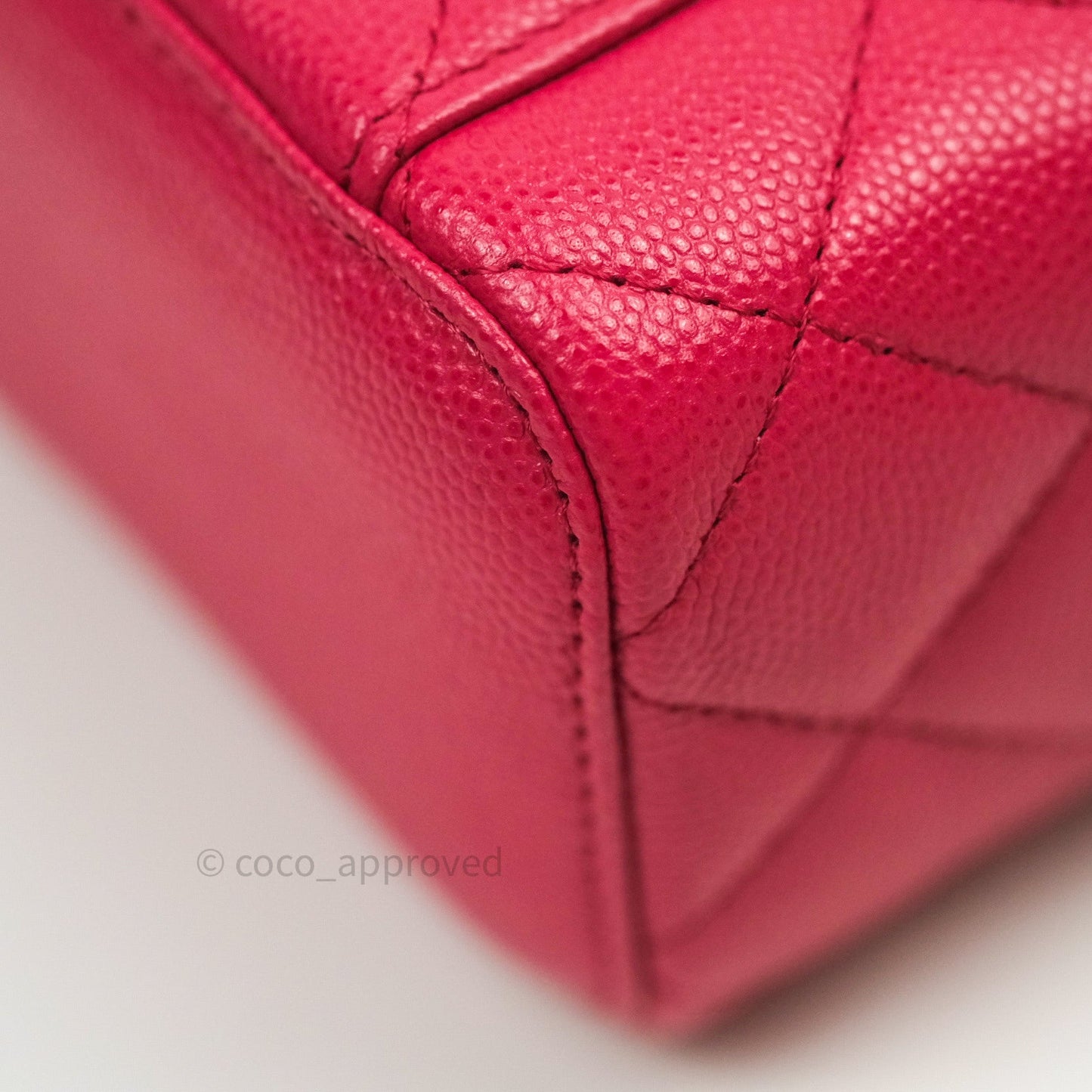 Chanel Mini Vanity Classic With Chain Pink Caviar Gold Hardware