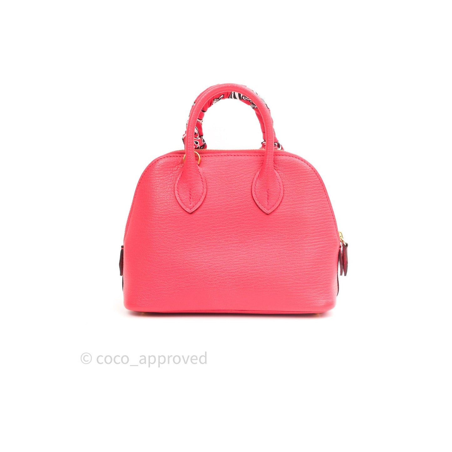 Hermès Bolide Mini 1923 Chevre Mysore Bougainvillier