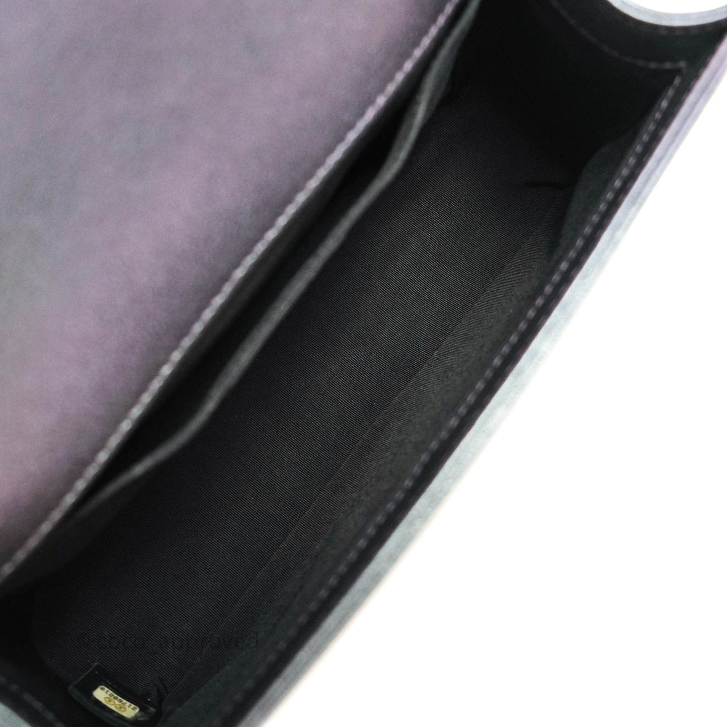 Chanel Purple Mermaid Iridescent Medium Calfskin Boy Bag