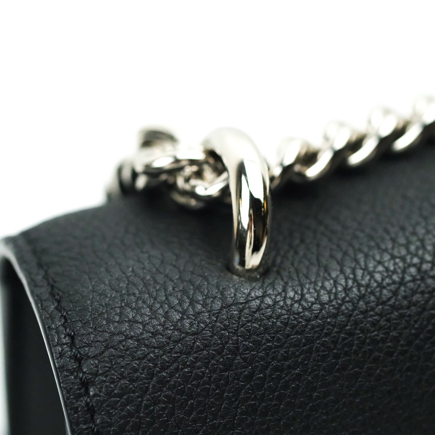 Louis Vuitton Calfskin My Lockme Chain Bag BB Black