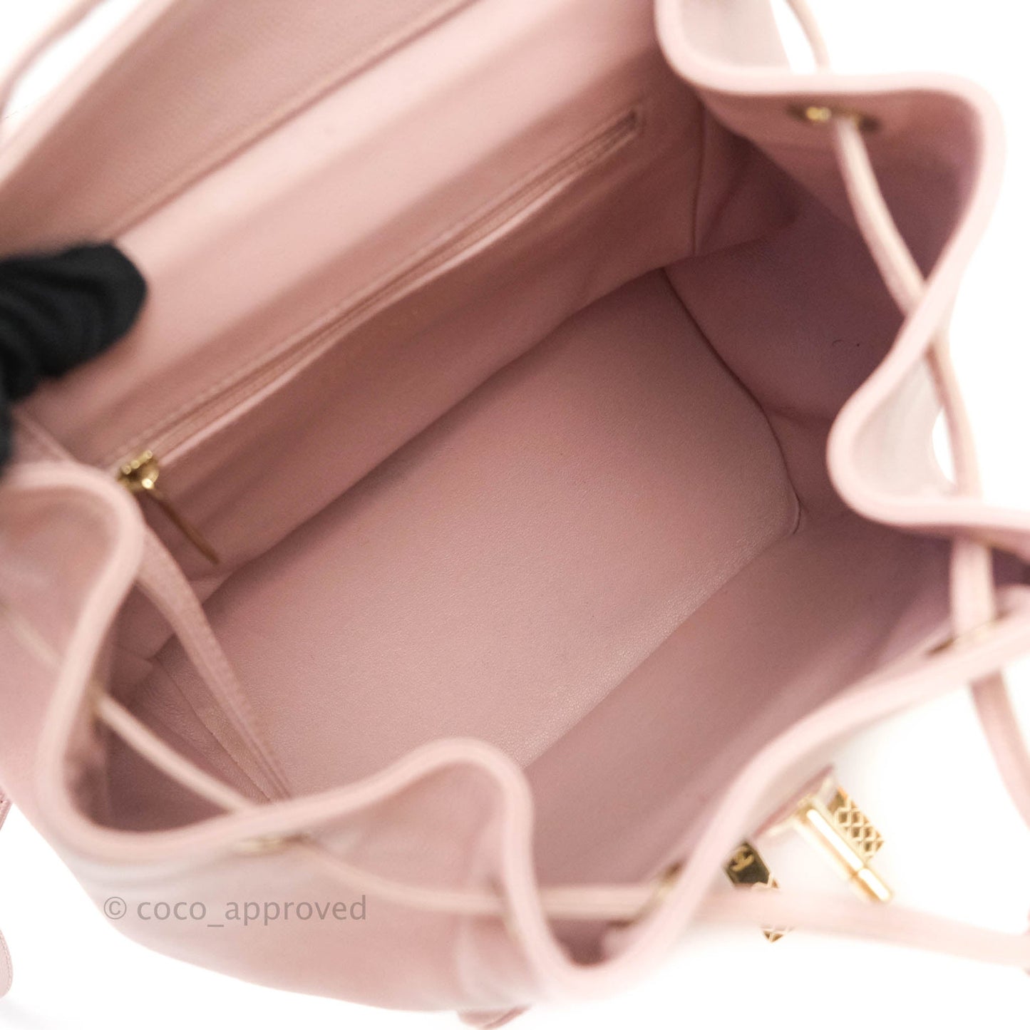 Chanel Quilted Business Affinity Backpack Pink Caviar Gold Hardware