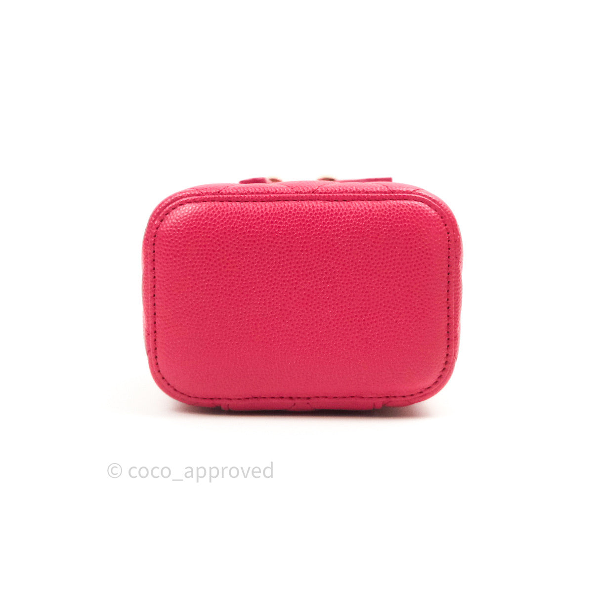 Chanel Mini Vanity Classic With Chain Pink Caviar Gold Hardware
