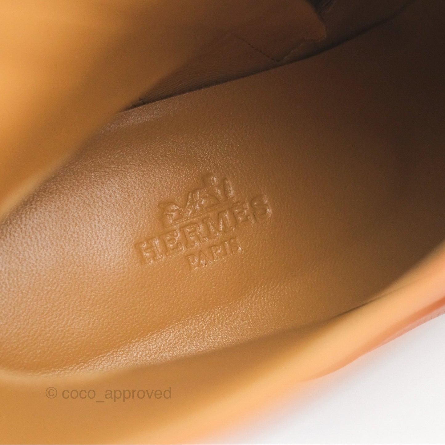 Hermès Flatteuse 60 Ankle Boot Natural Calfskin