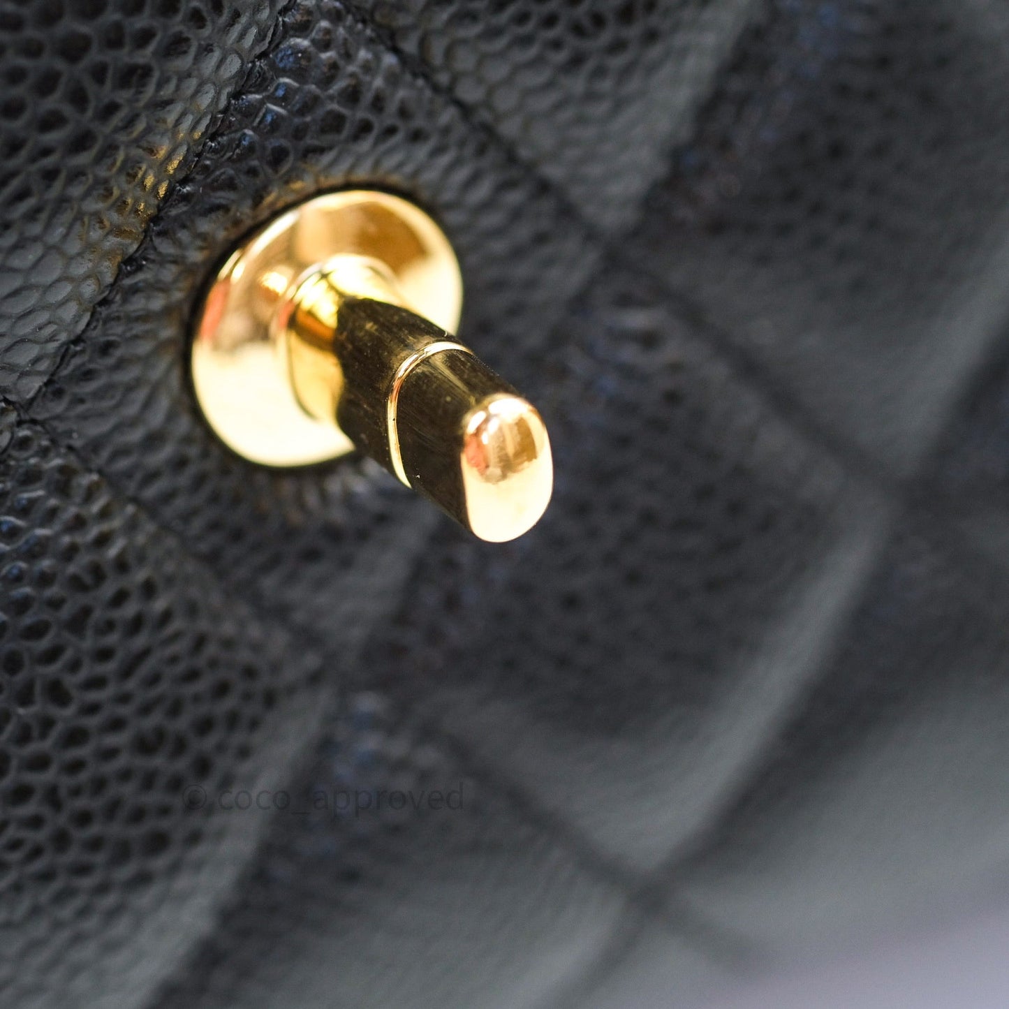 Chanel Classic Jumbo Double Flap Black Caviar Gold Hardware⁣⁣