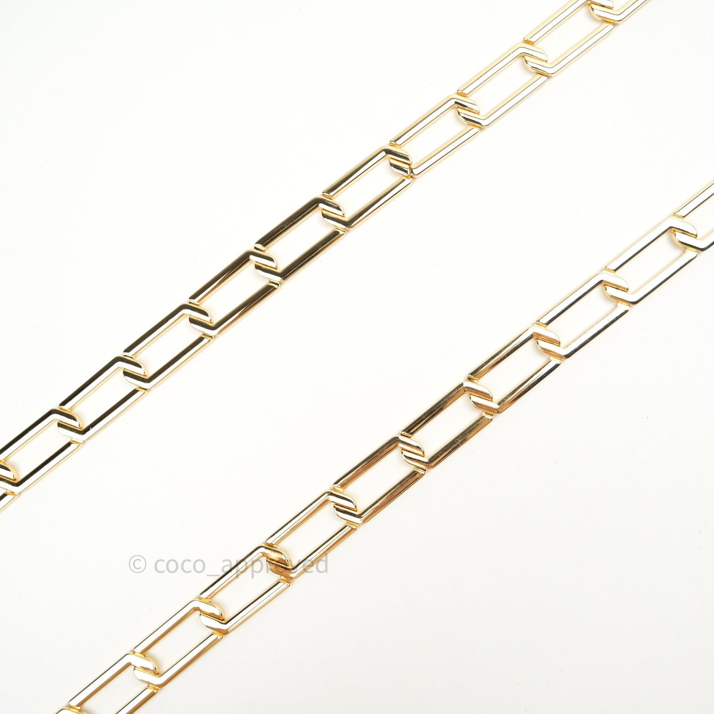 CK Thin Flat Chain (Gold)
