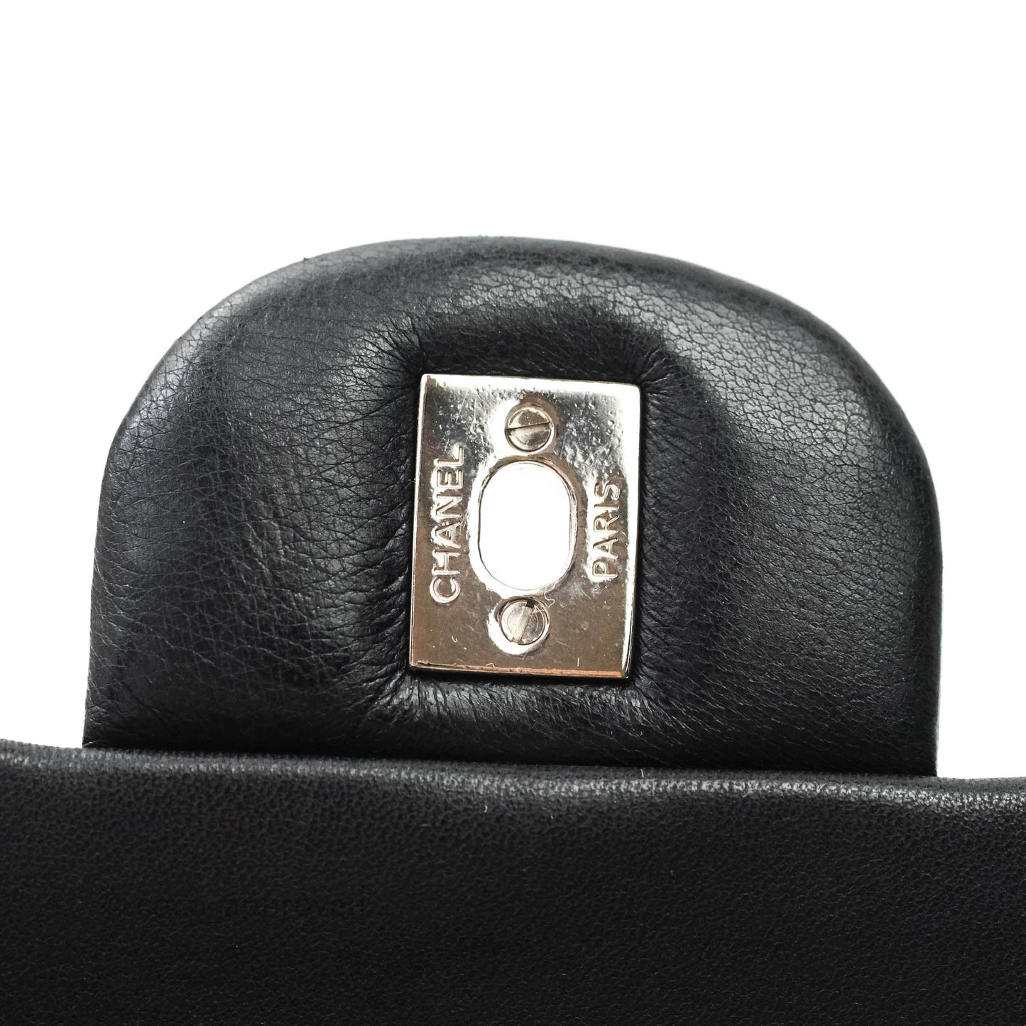 Chanel Jumbo Double Flap Black Lambskin Silver Hardware⁣⁣