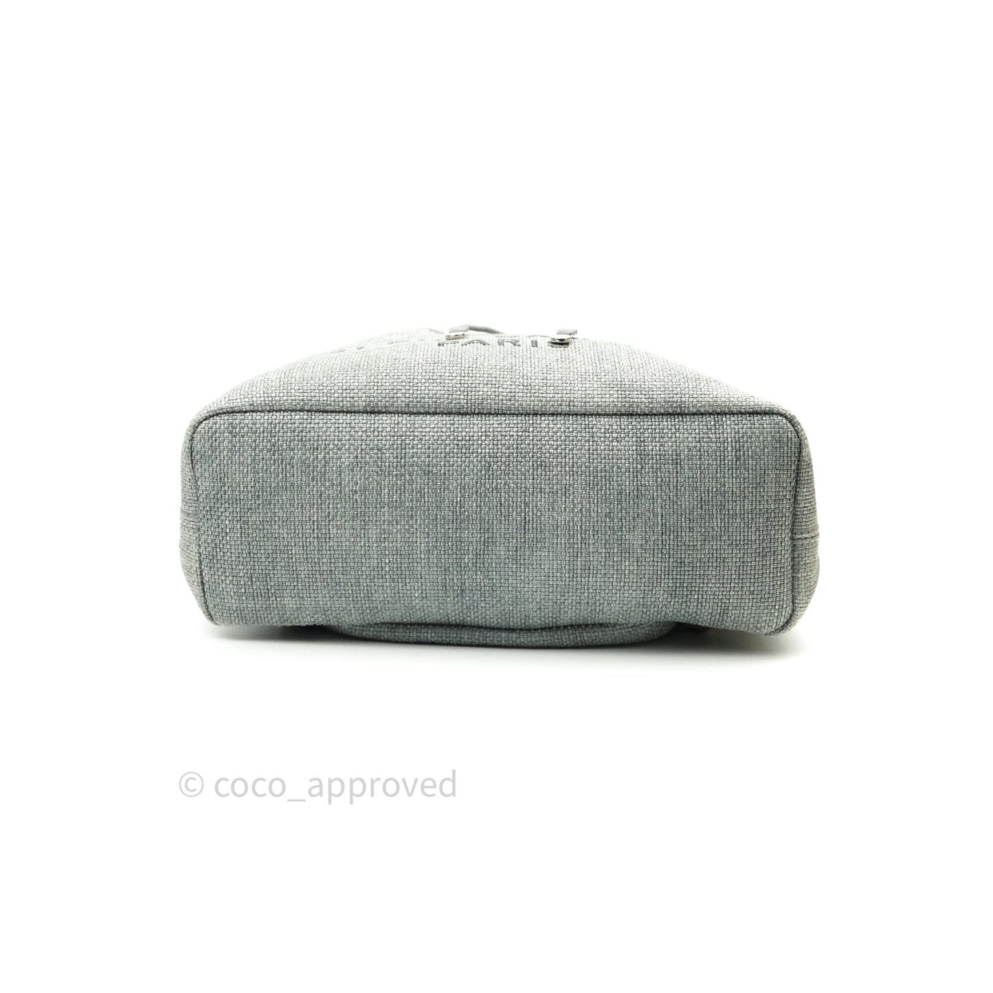 Chanel Canvas Deauville Backpack Grey