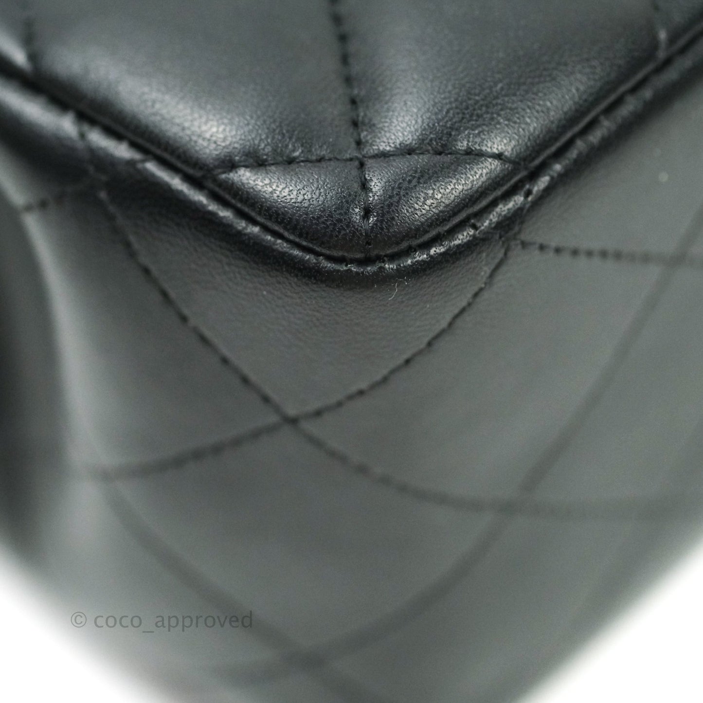 Chanel Jumbo Double Flap Black Lambskin Silver Hardware⁣⁣