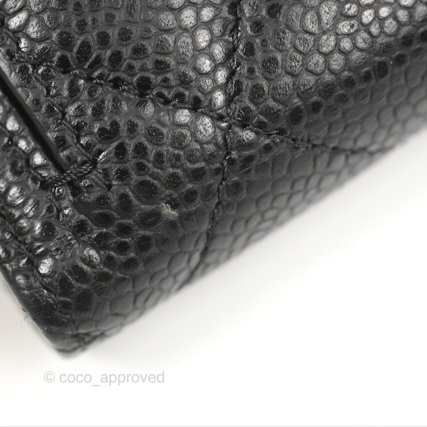 Chanel Classic Short Flap Wallet Black Caviar Gold Hardware