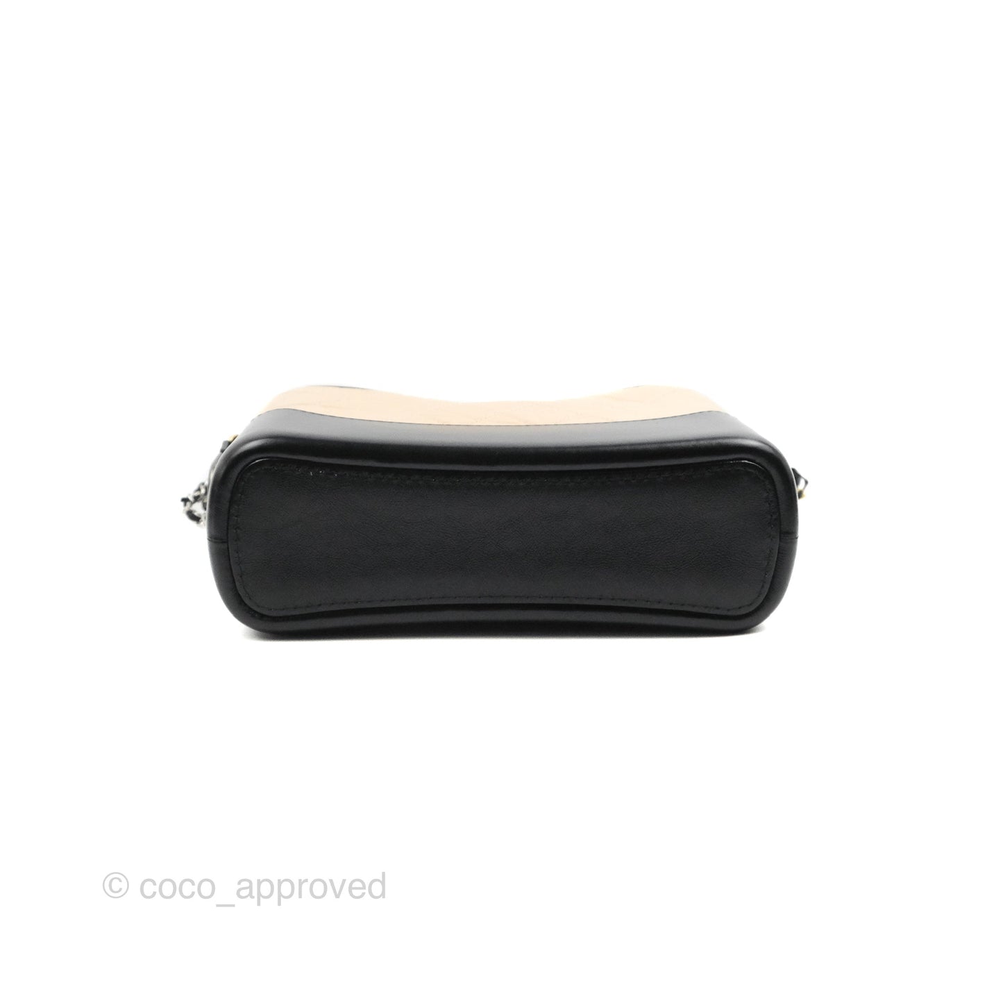 Chanel New Medium Gabrielle Hobo Beige/Black Aged Calfskin