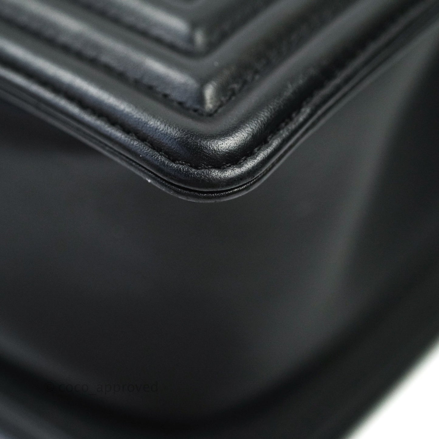 Chanel Quilted Medium Calfskin Boy Flap So Black Hardware