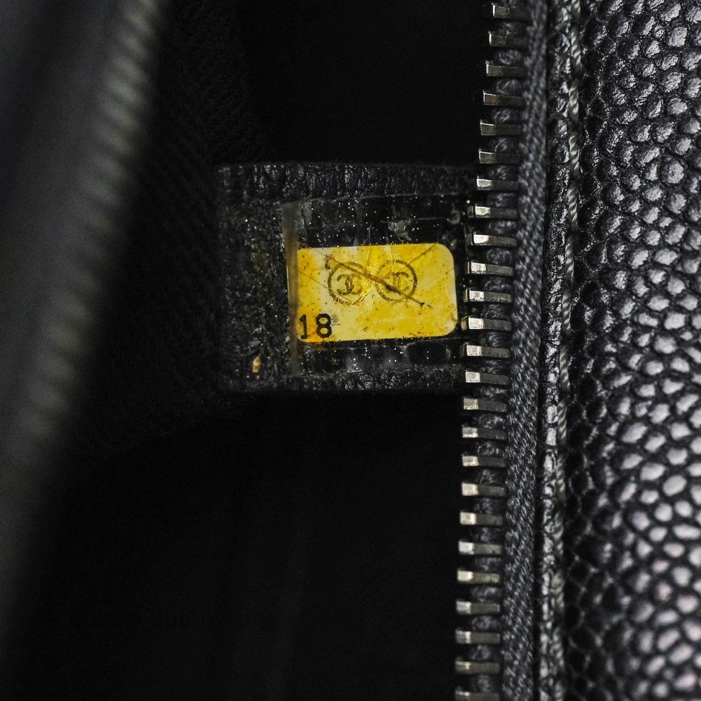 Chanel Jumbo Easy Flap Bag Caviar Dark Grey Ruthenium Hardware