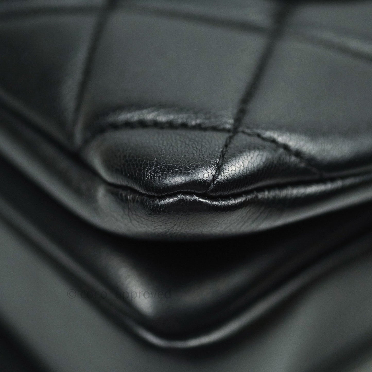 Chanel Trendy CC Small Black Lambskin Gold Hardware