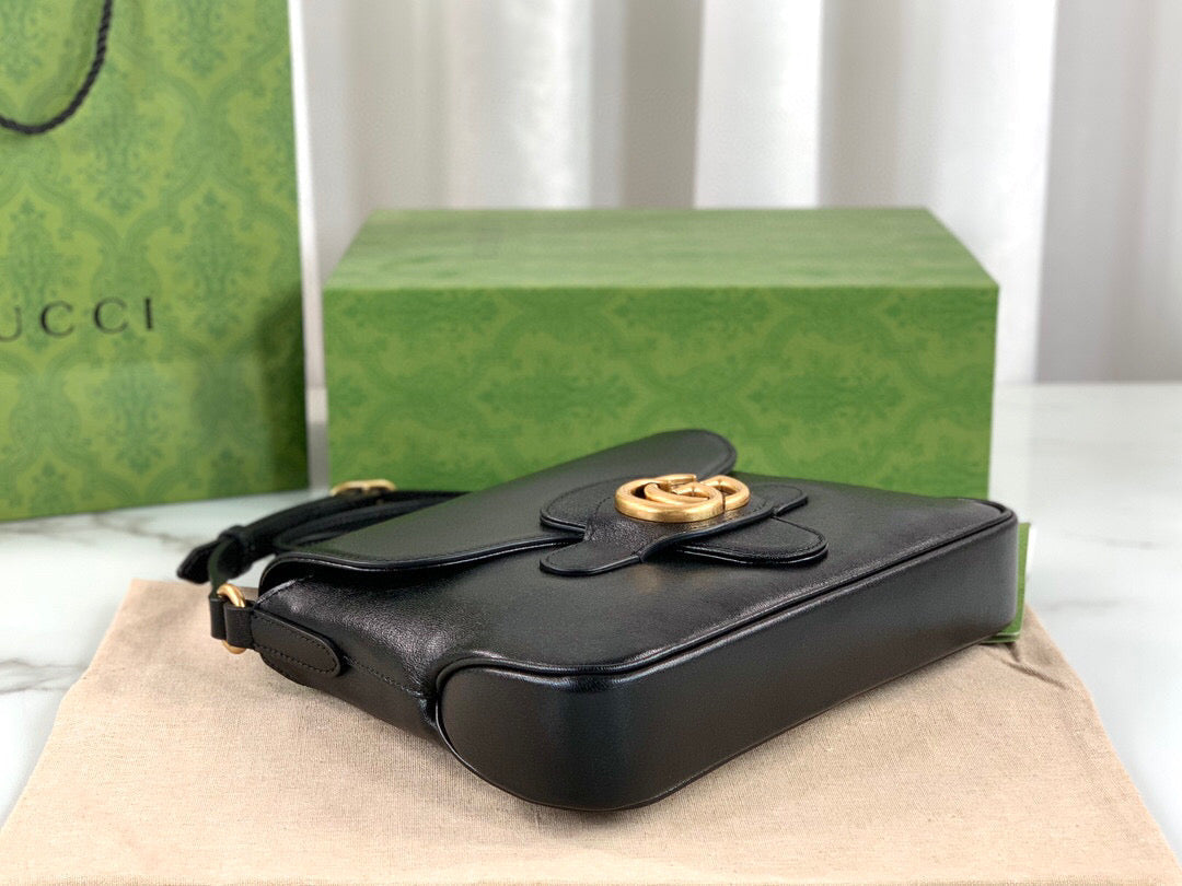 Luxury Gucci Small Messenger  Bag With Double G