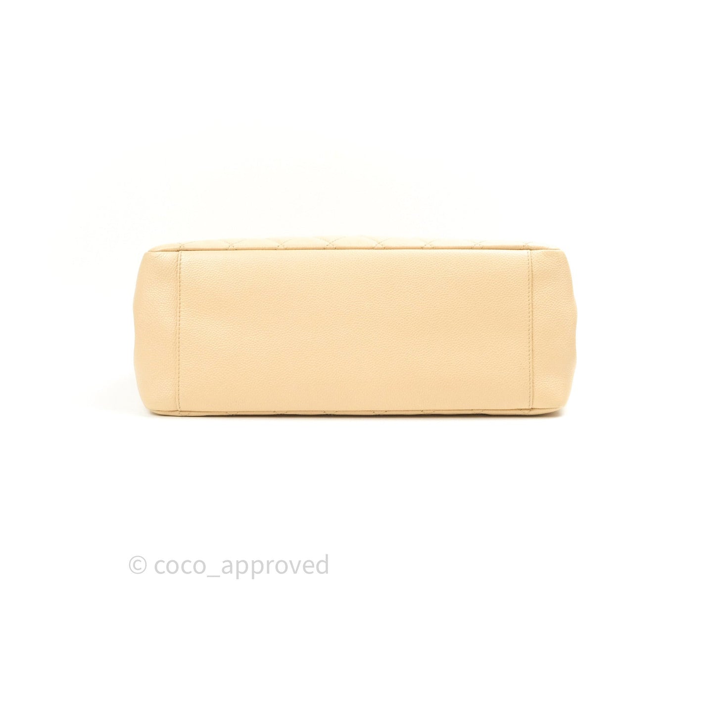 Chanel GST Beige Caviar Silver Hardware