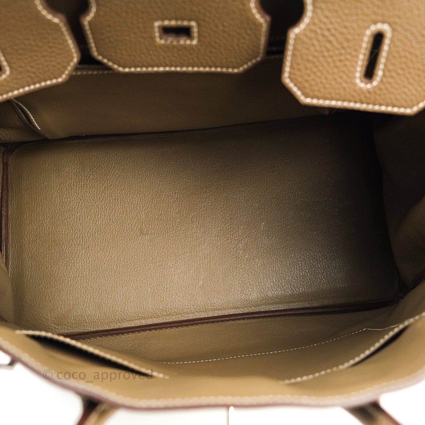 Hermès Birkin 35 Etoupe Togo Palladium Hardware