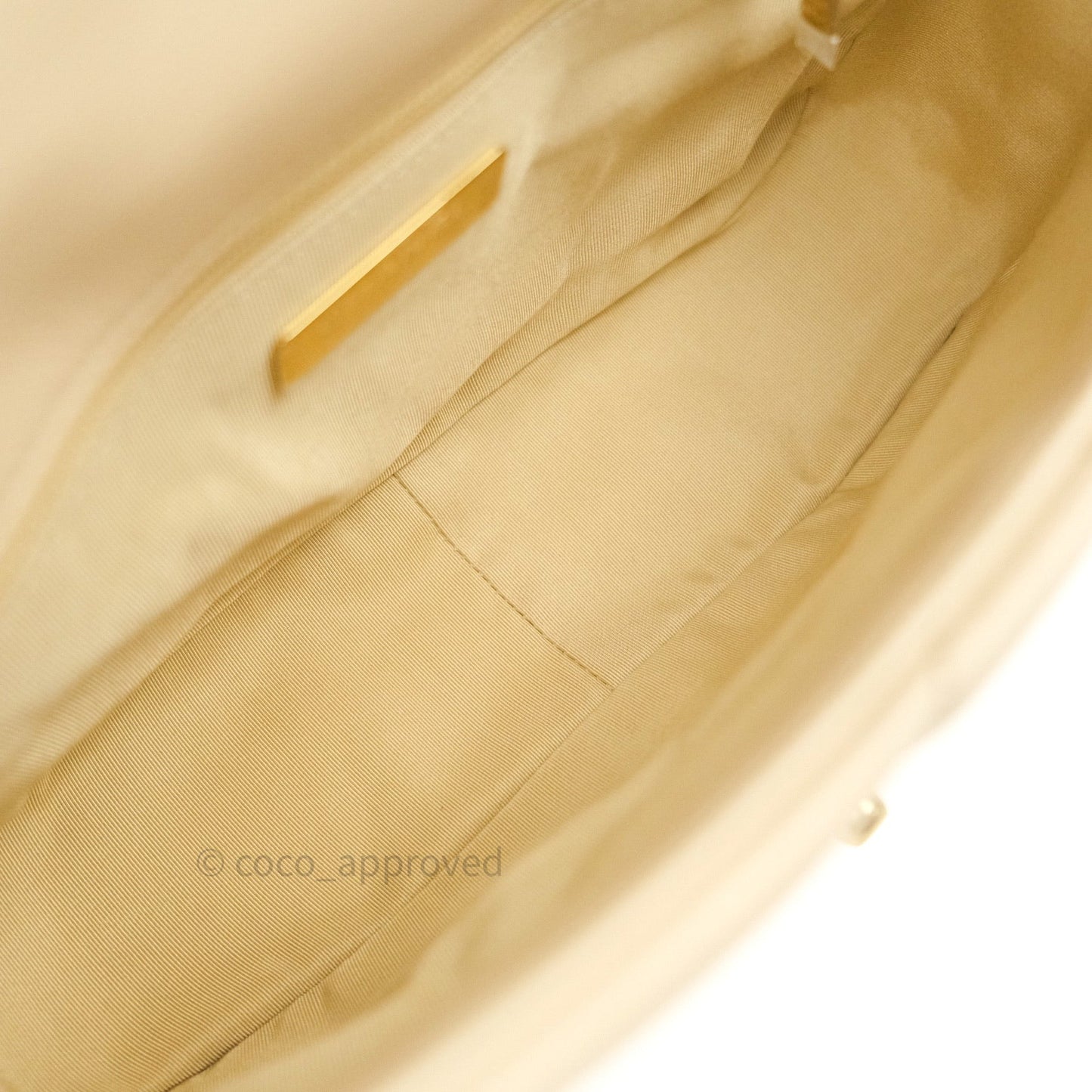 Chanel 19 Small Beige Goatskin Mixed Hardware 20A