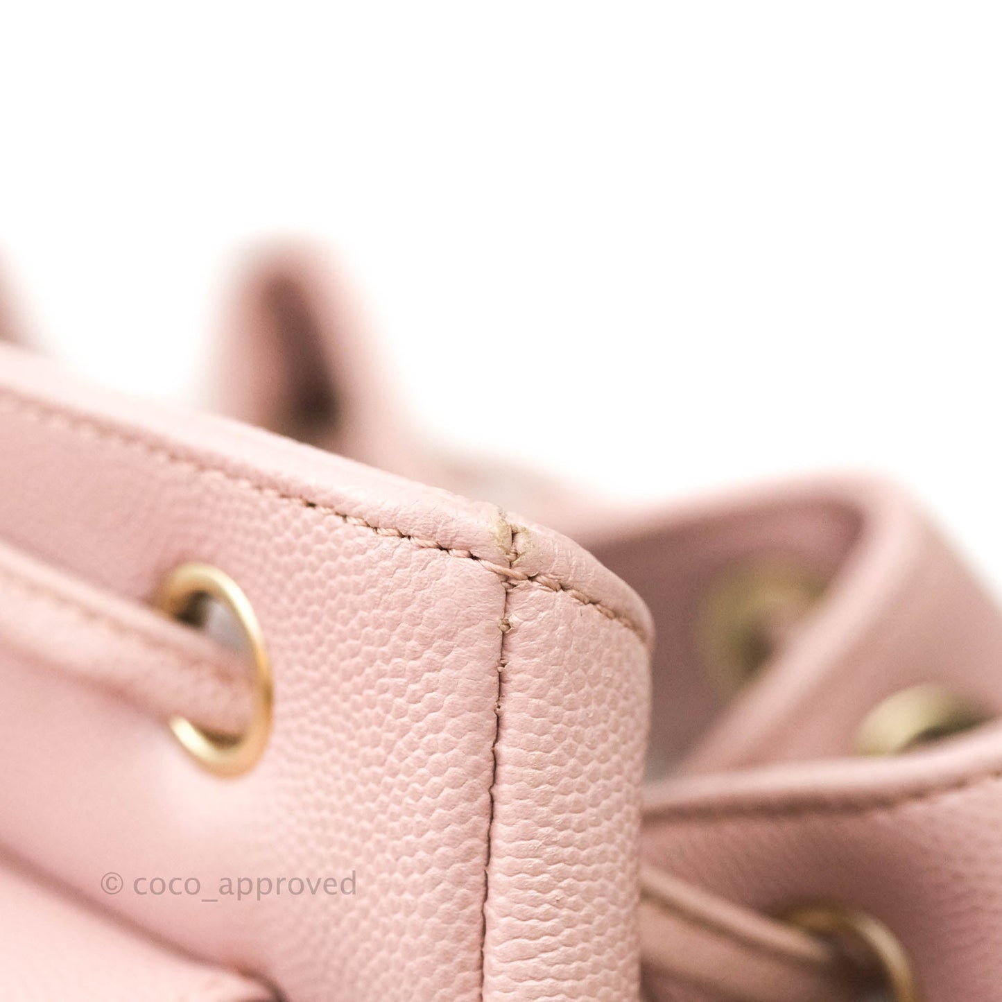 Chanel Quilted Business Affinity Backpack Pink Caviar Gold Hardware