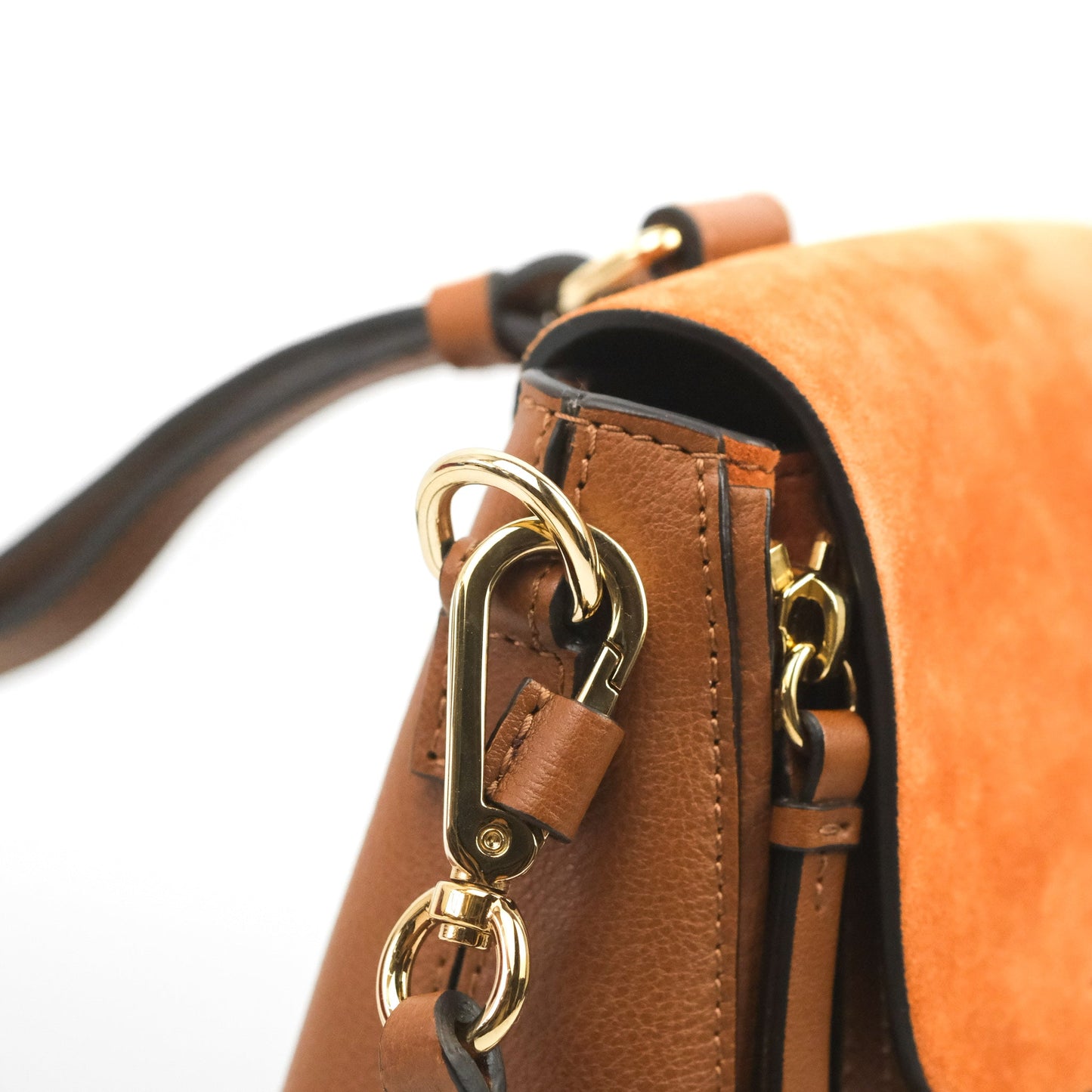 Chloé Mini Faye Backpack Brown