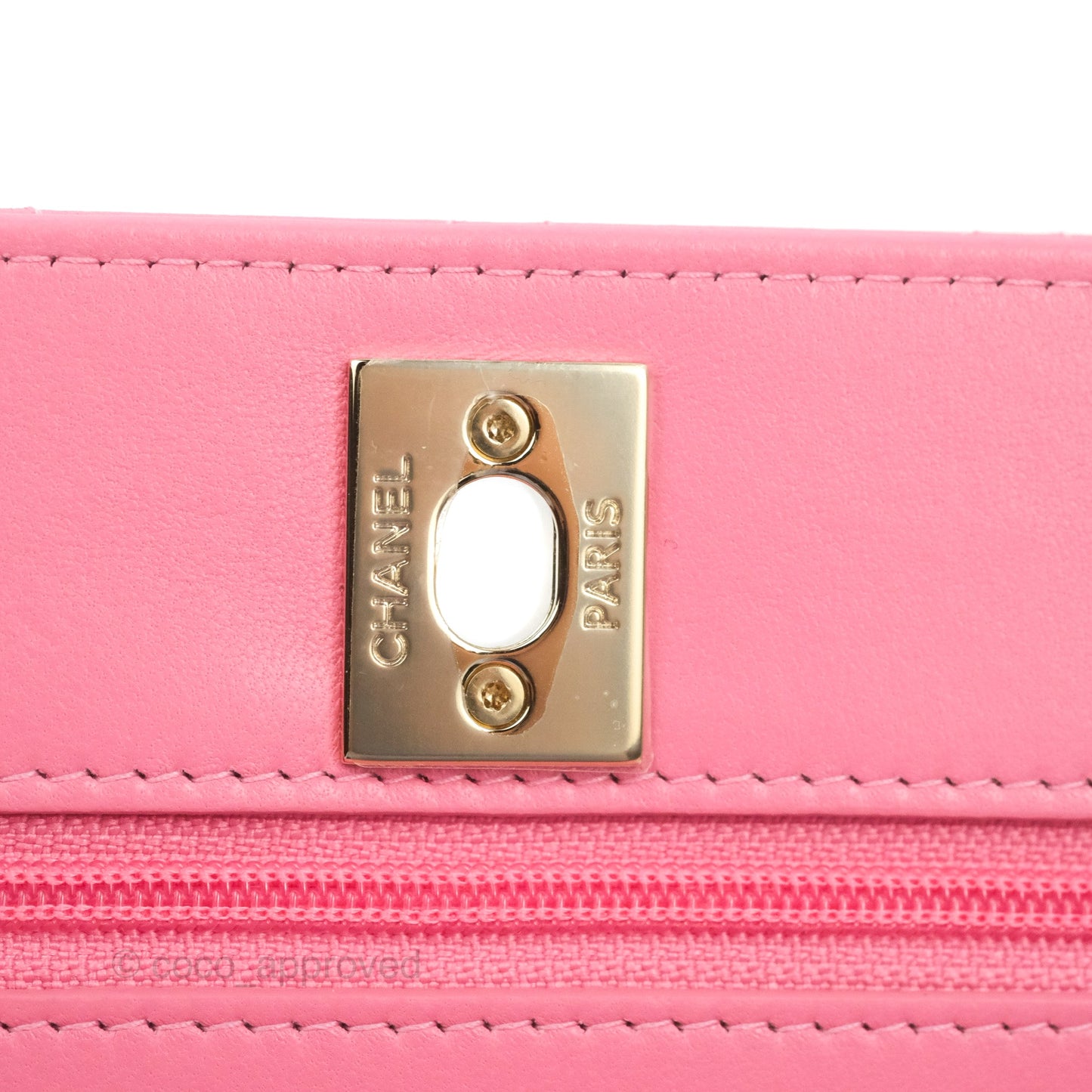 Chanel Trendy CC WOC Pink Lambskin Gold Hardware