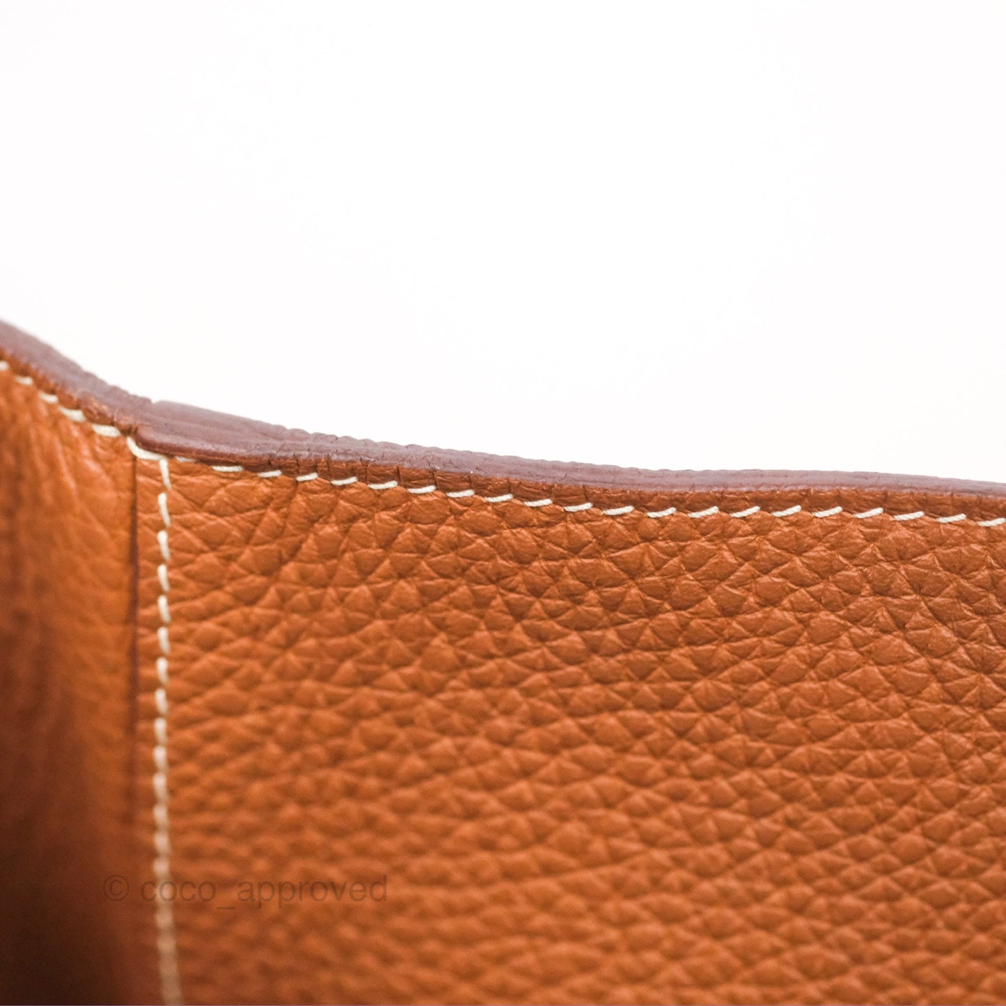 Hermès Double Sens Tote 36 Gold/ Orange Clemence