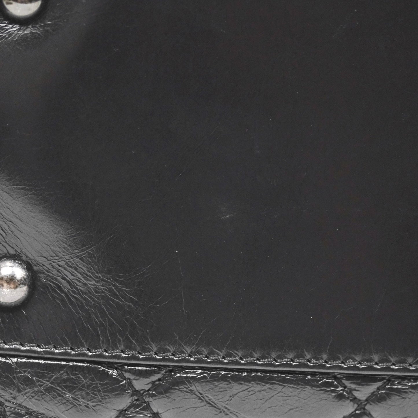Chanel Large Shopping Tote Black Ruthenium Hardware