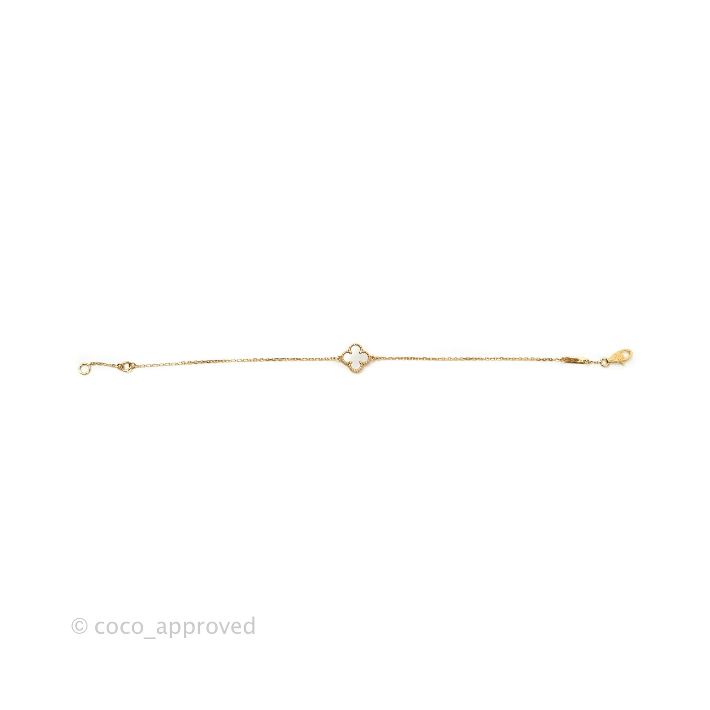 Van Cleef & Arpels Sweet Alhambra Bracelet Yellow Gold & Mother-of-pearl