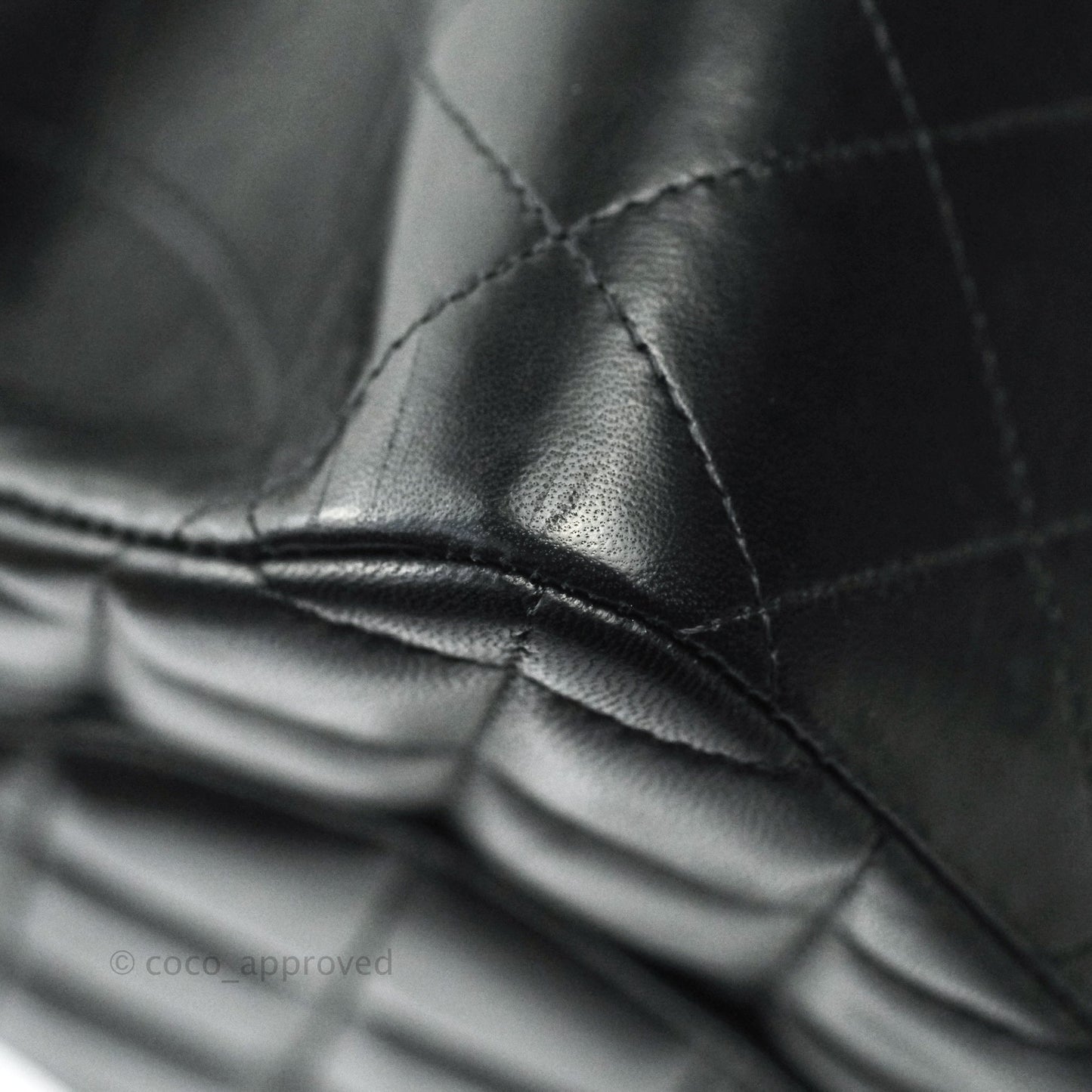Chanel Jumbo Double Flap Black Lambskin Silver Hardware⁣⁣