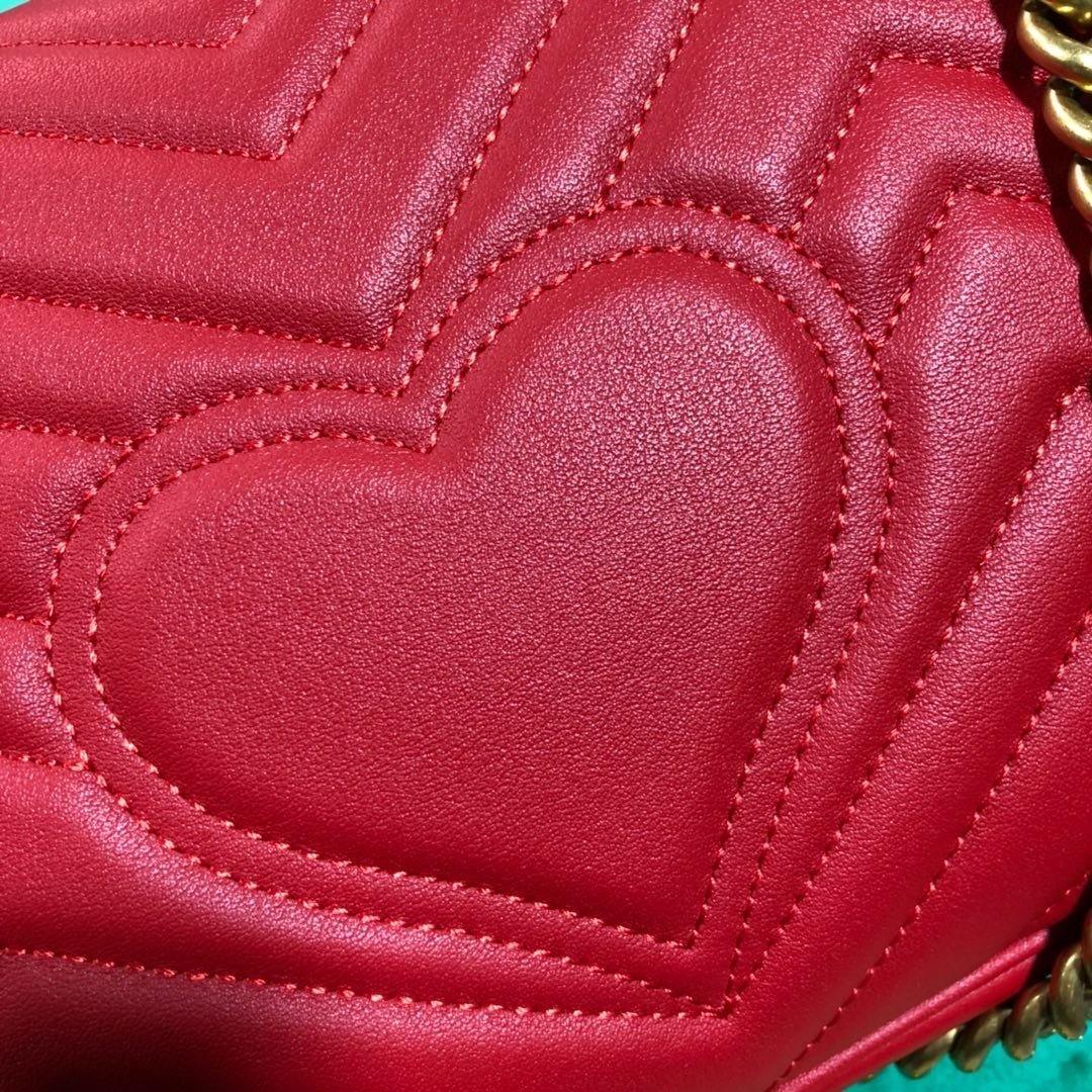 Luxury Gucci Marmont Small Matelassé Shoulder Bag