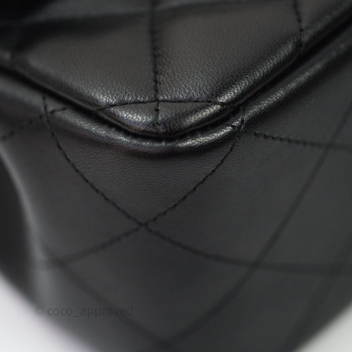 Chanel Jumbo Double Flap Black Lambskin Silver Hardware⁣⁣