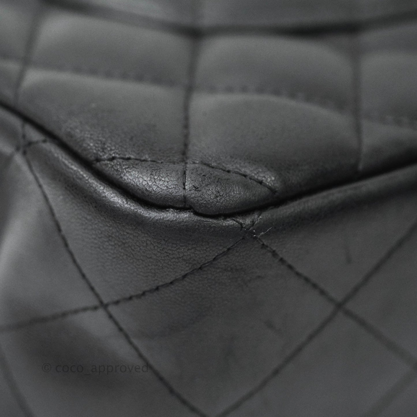 Chanel Jumbo Double Flap Black Lambskin Silver Hardware⁣⁣