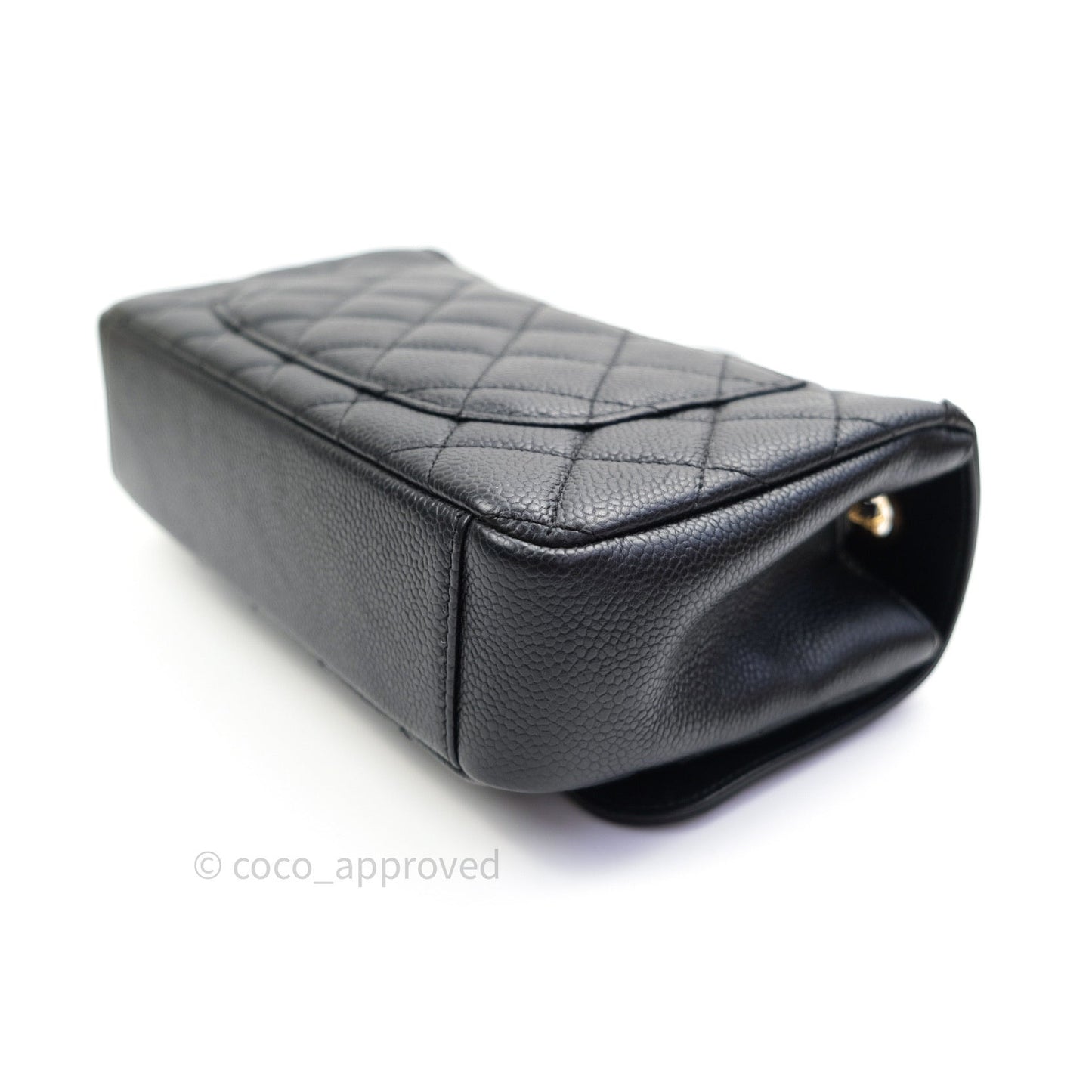 Chanel Quilted Small CC Filigree Flap Black Caviar
