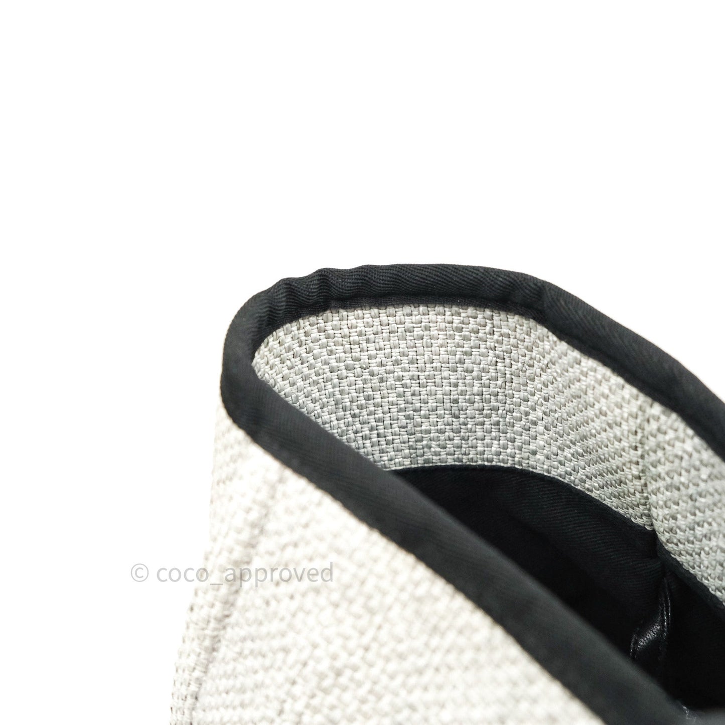 Chanel Canvas Large Deauville Tote Light Grey