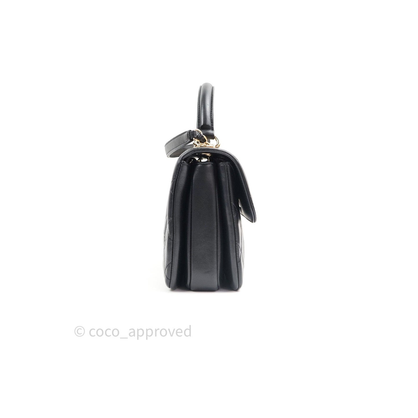 Chanel Trendy CC Small Black Lambskin Gold Hardware