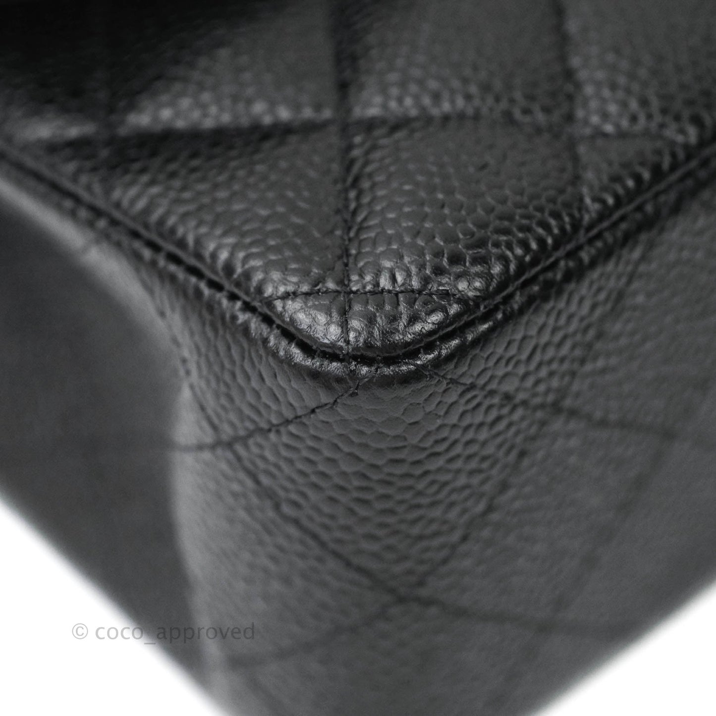 Chanel Classic Small S/M Flap Black Caviar Silver Hardware