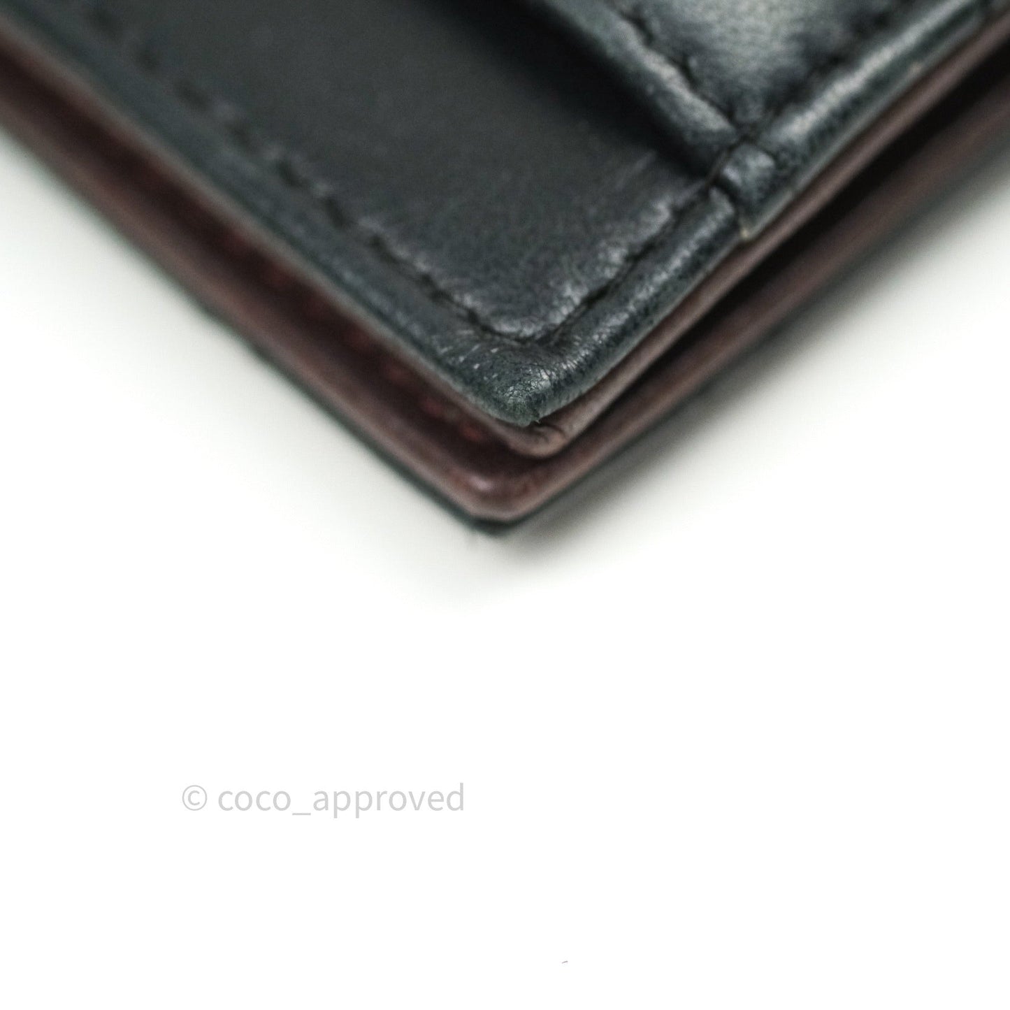 Chanel Black Card Holder Lambskin Gold Hardware