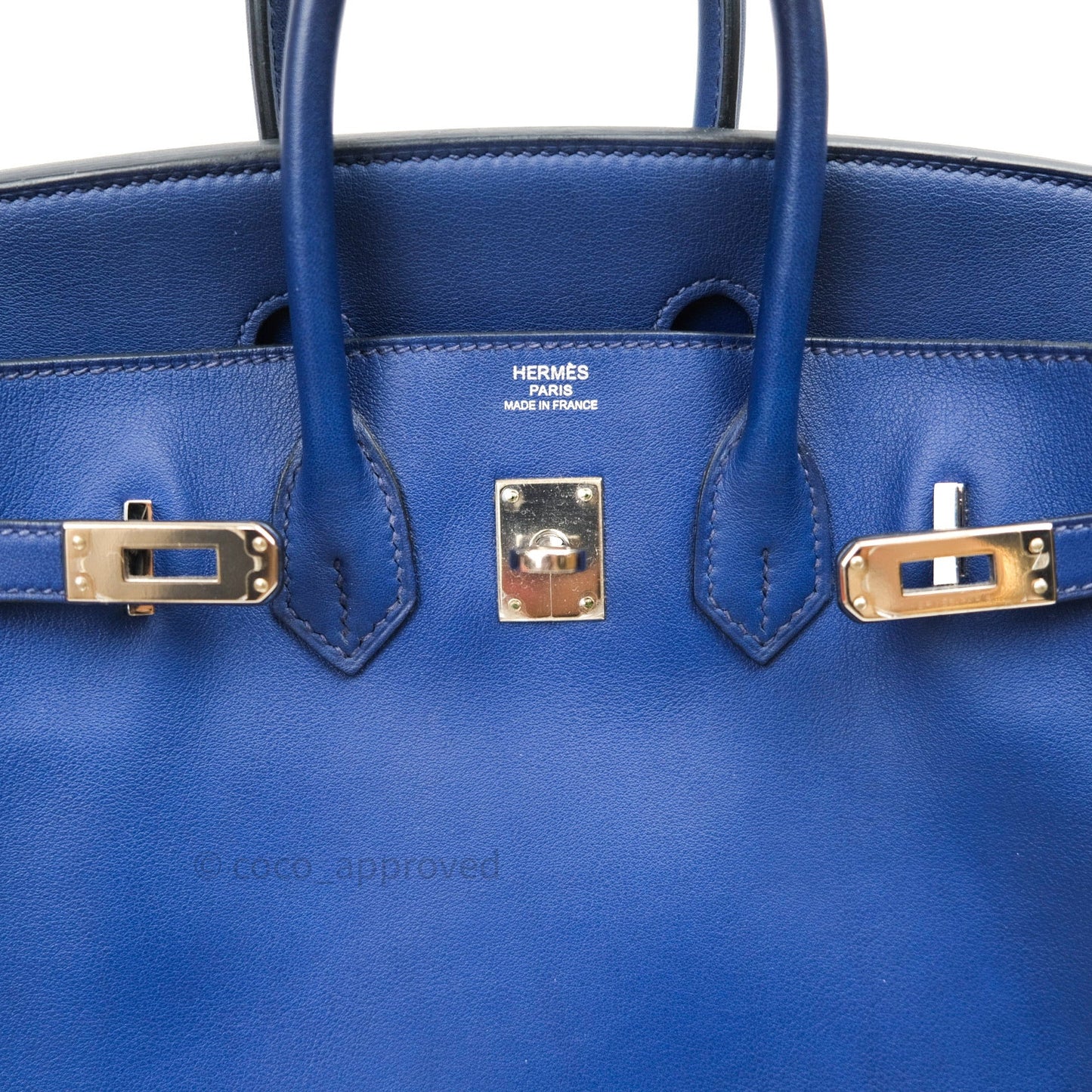Hermès Birkin 25 Bleu Sapphir Swift Palladium Hardware
