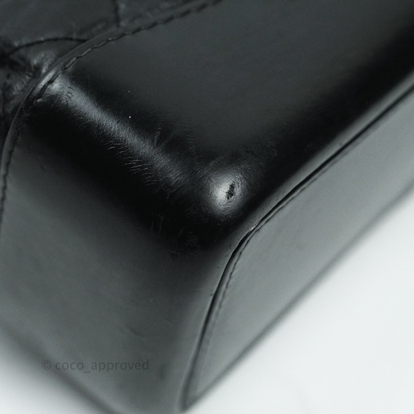 Chanel Gabrielle Backpack Black Aged Calfskin Small Black