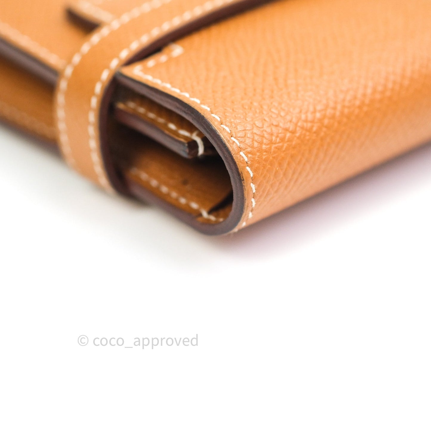 Hermès Epsom Kelly Wallet Gold Palladium Hardware